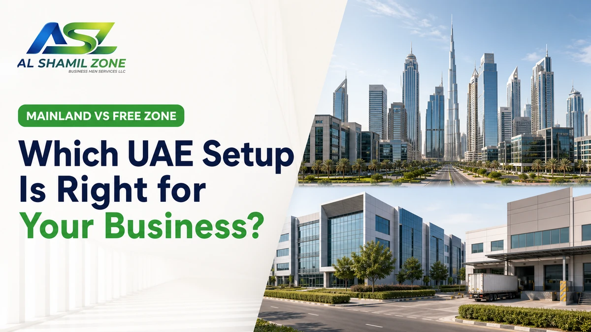 Comparison of Dubai mainland and UAE free-zone business locations