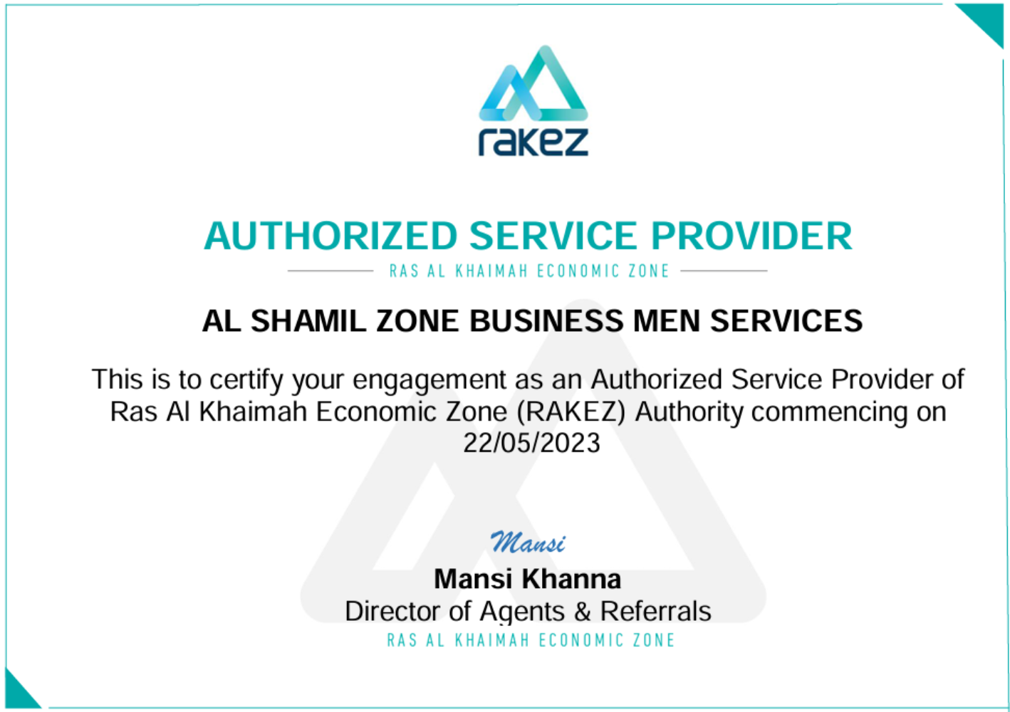 Certificate 2