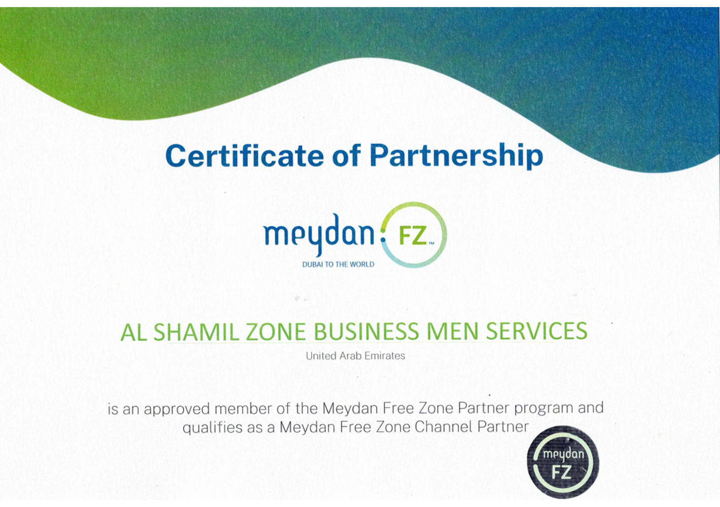 Certificate 3